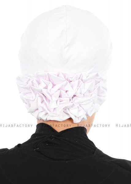 Elisabeth - Turban En Coton Blanc