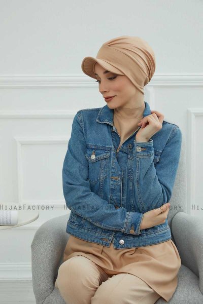 Sandra - Turban En Coton Sand
