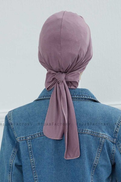 Ellie - Turban En Coton Lilac