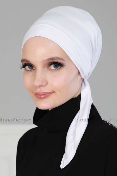 Felicia - Turban En Coton Blanc