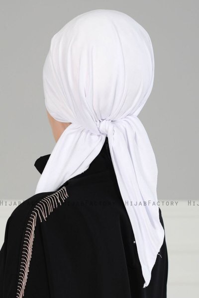 Felicia - Turban En Coton Blanc