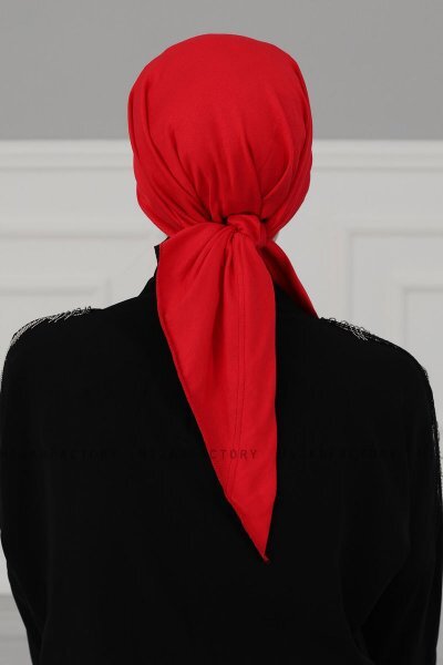 Felicia - Turban En Coton Rouge