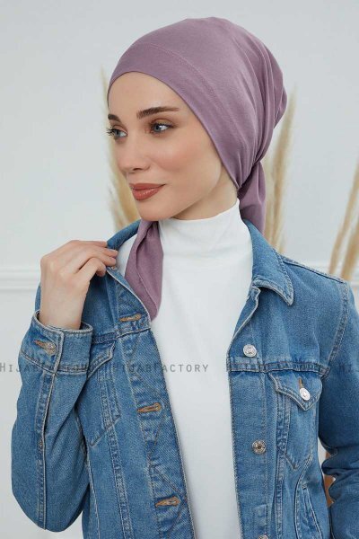 Felicia - Turban En Coton Lilac
