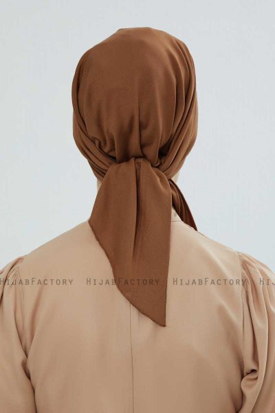 Felicia - Turban En Coton Caramel