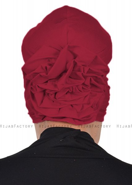 Kerstin - Turban En Coton Bordeaux - Ayse Turban