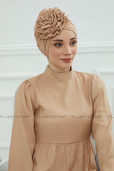 Kerstin - Turban En Coton Sand
