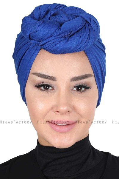 Sigrid - Hijab Coton Bleu - Ayse Turban