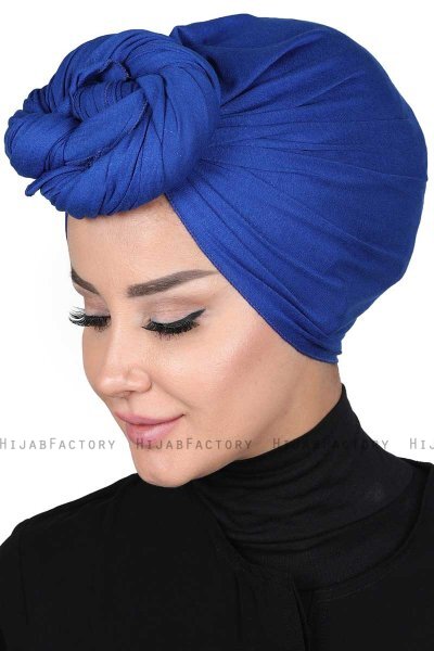 Sigrid - Hijab Coton Bleu - Ayse Turban