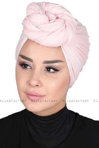 Sigrid - Hijab Coton Vieux Rose - Ayse Turban