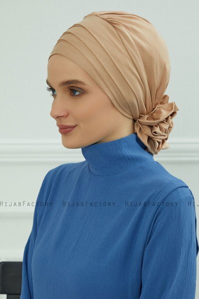 Monica - Turban En Coton Sand