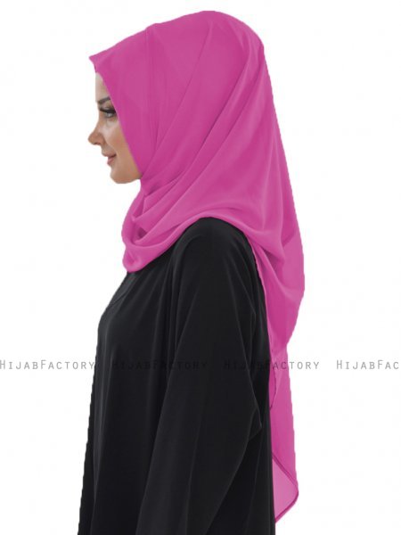 Evelina - Hijab Pratique Fuchsia - Ayse Turban