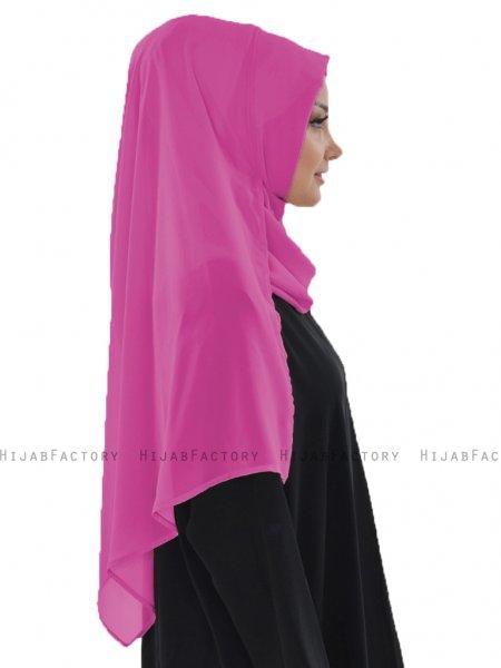 Evelina - Hijab Pratique Fuchsia - Ayse Turban