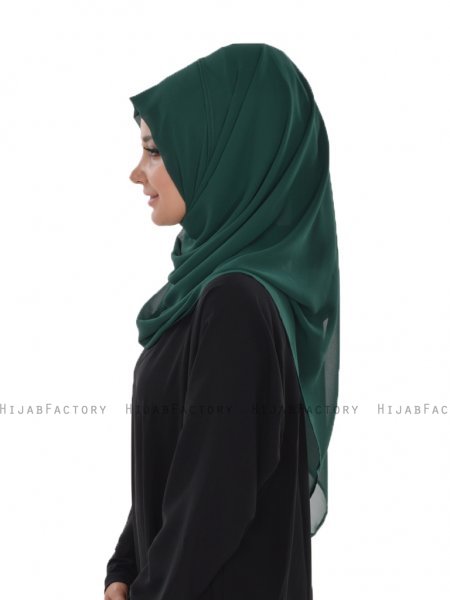 Evelina - Hijab Pratique Vert Foncé - Ayse Turban