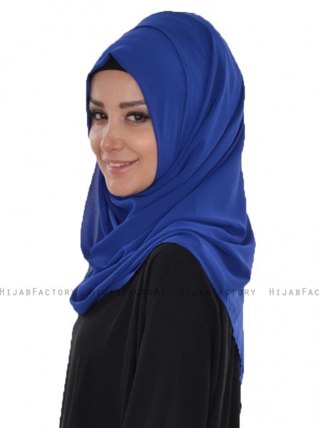 Evelina - Hijab Pratique Bleu - Ayse Turban