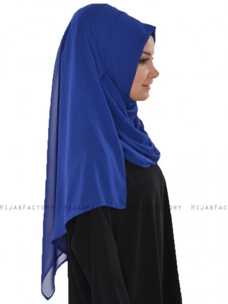 Evelina - Hijab Pratique Bleu - Ayse Turban