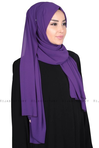 Joline - Hijab Chiffon Premium Violet