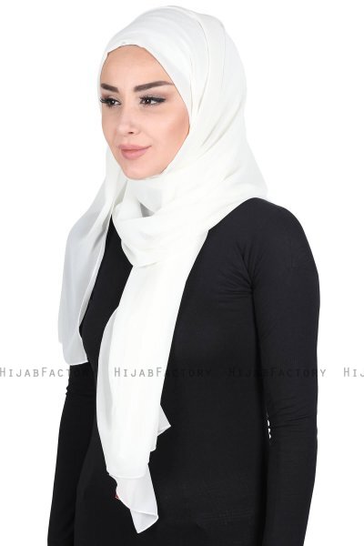 Joline - Hijab Chiffon Premium Crème