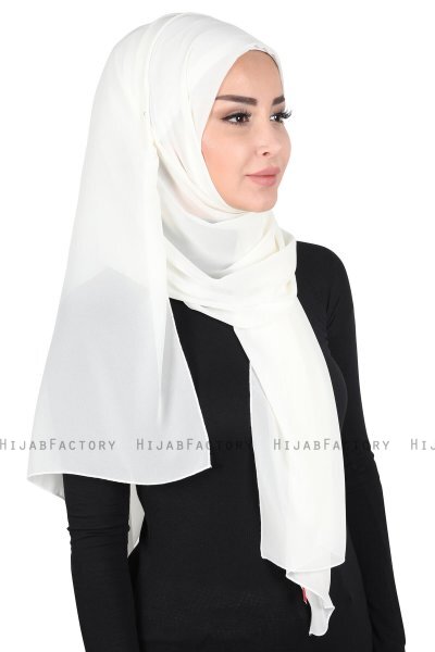 Joline - Hijab Chiffon Premium Crème