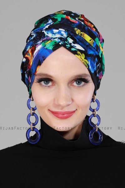 Fiona - Turban En Coton Galaxy
