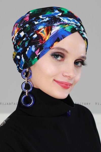 Fiona - Turban En Coton Galaxy