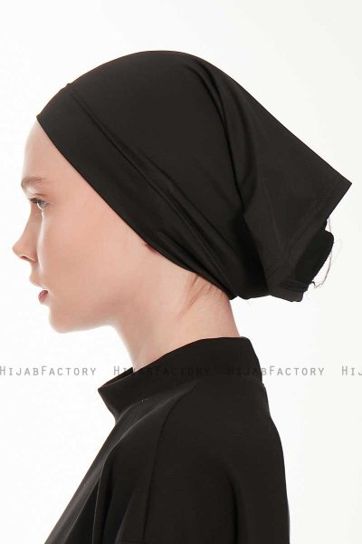 Emine - Bonnet Hijab Noir
