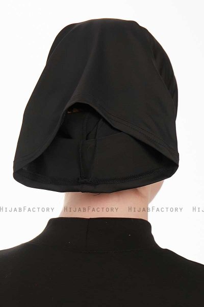 Emine - Bonnet Hijab Noir