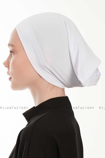 Emine - Bonnet Hijab Blanc