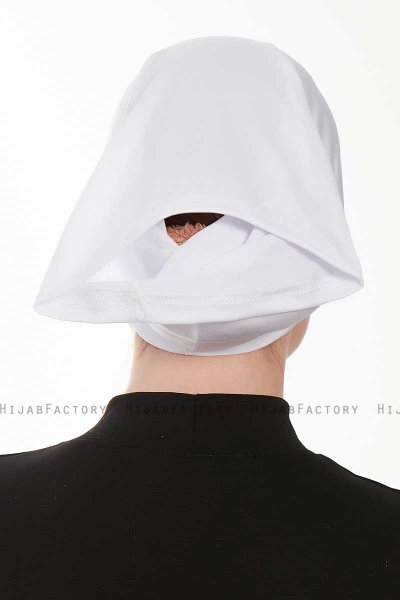 Emine - Bonnet Hijab Blanc