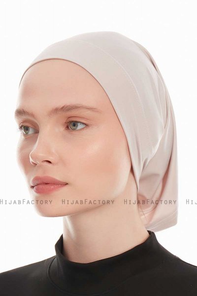 Emine - Bonnet Hijab Gris Clair