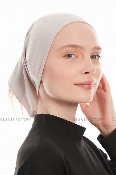 Emine - Bonnet Hijab Gris Clair