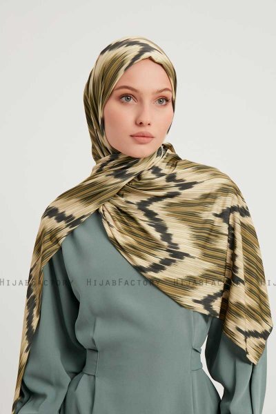 Tansu - Hijab À motifs Vert
