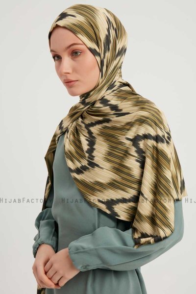 Tansu - Hijab À motifs Vert
