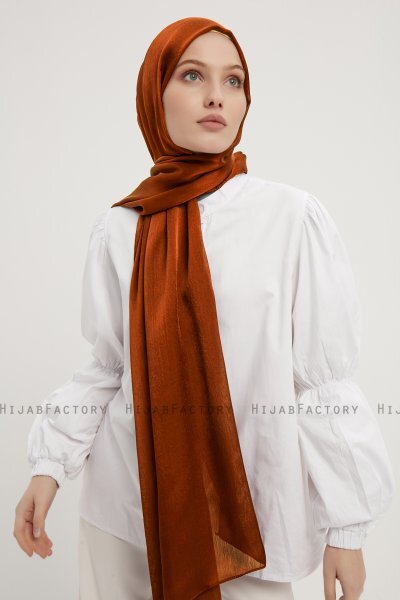 Berrak - Hijab Janjanli Rouge Brique