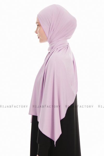 Farah - Hijab Jersey Violet Clair