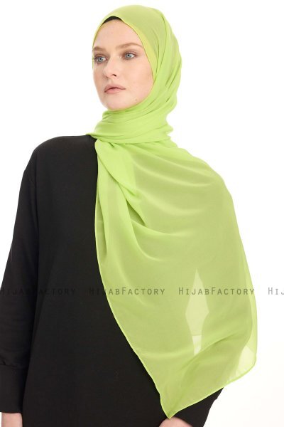Chiffon Hijab - Vert Clair