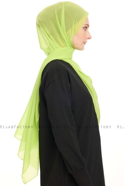 Chiffon Hijab - Vert Clair