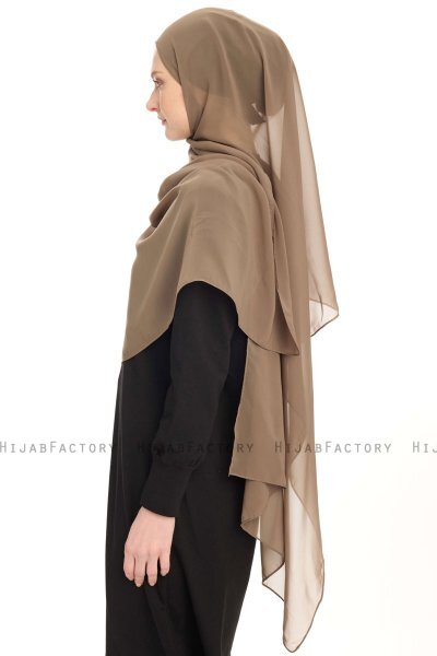 Chiffon Hijab - Taupe