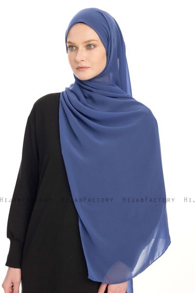 Chiffon Hijab - Indigo