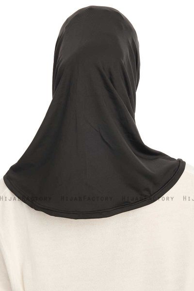 Yazmin - 4 pièces Hijab Amira Noir Ready To Wear