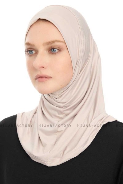 Yazmin - Hijab Amira Gris Clair Ready To Wear