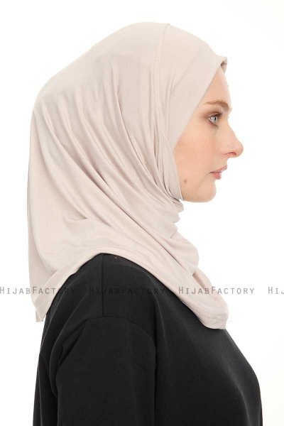 Yazmin - Hijab Amira Gris Clair Ready To Wear