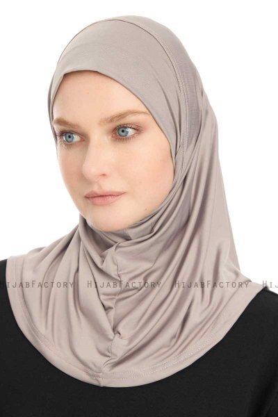 Yazmin - Hijab Amira Marron Clair Ready To Wear