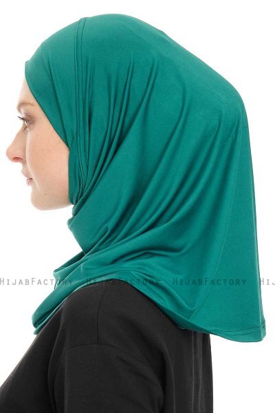 Yazmin - Hijab Amira Vert Foncé Ready To Wear