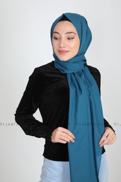 Alida - Hijab Coton Petrol - Mirach