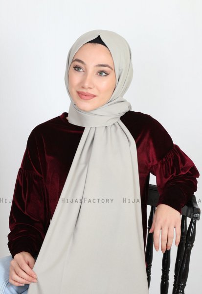 Alida - Hijab Coton Taupe - Mirach