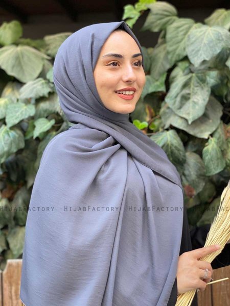 Alvina - Hijab En Crêpe Smoked - Mirach