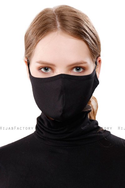 Asli - Hijab Sport Masque Facial Nior / Couverture Faciale