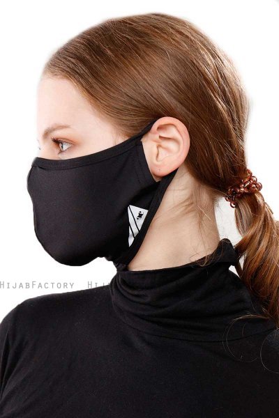Asli - Hijab Sport Masque Facial Nior / Couverture Faciale