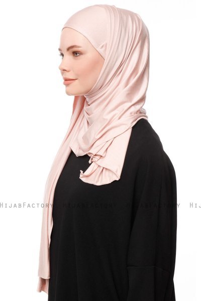Asya - Hijab Pratique Viscose Vieux Rose