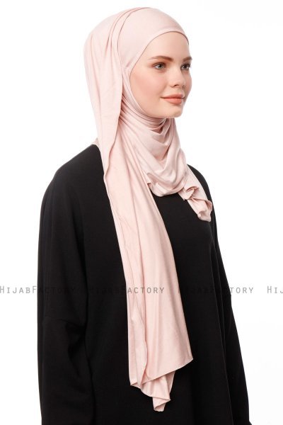 Asya - Hijab Pratique Viscose Vieux Rose